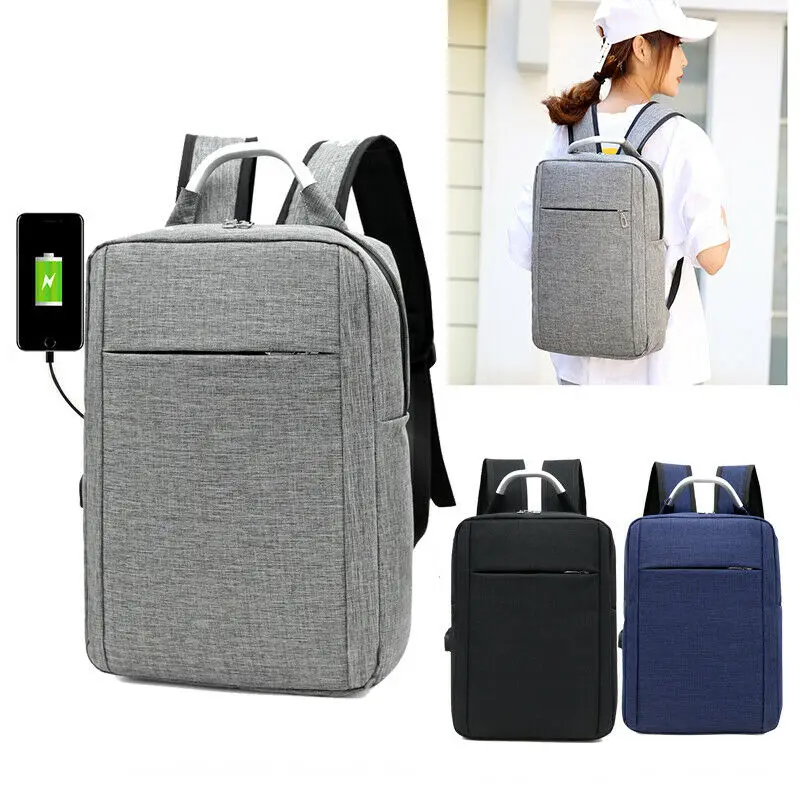 Мужской рюкзак с защитой от кражи зарядка через USB большой для ноутбука дорожная