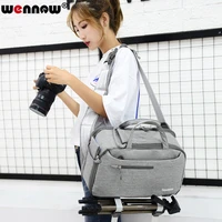 big waterproof camera bag fashion polyester professional shoulder sling backpack case for canon nikon sony panasonic dslr slr
