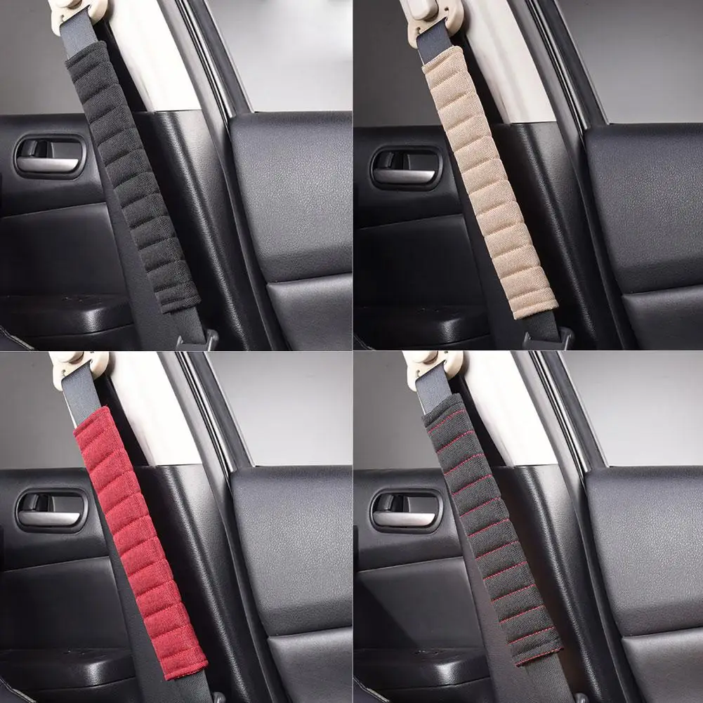

2Pcs Stylish Car Vehicle Seat Safety Belt Soft Breathable Shoulder Pads Cover