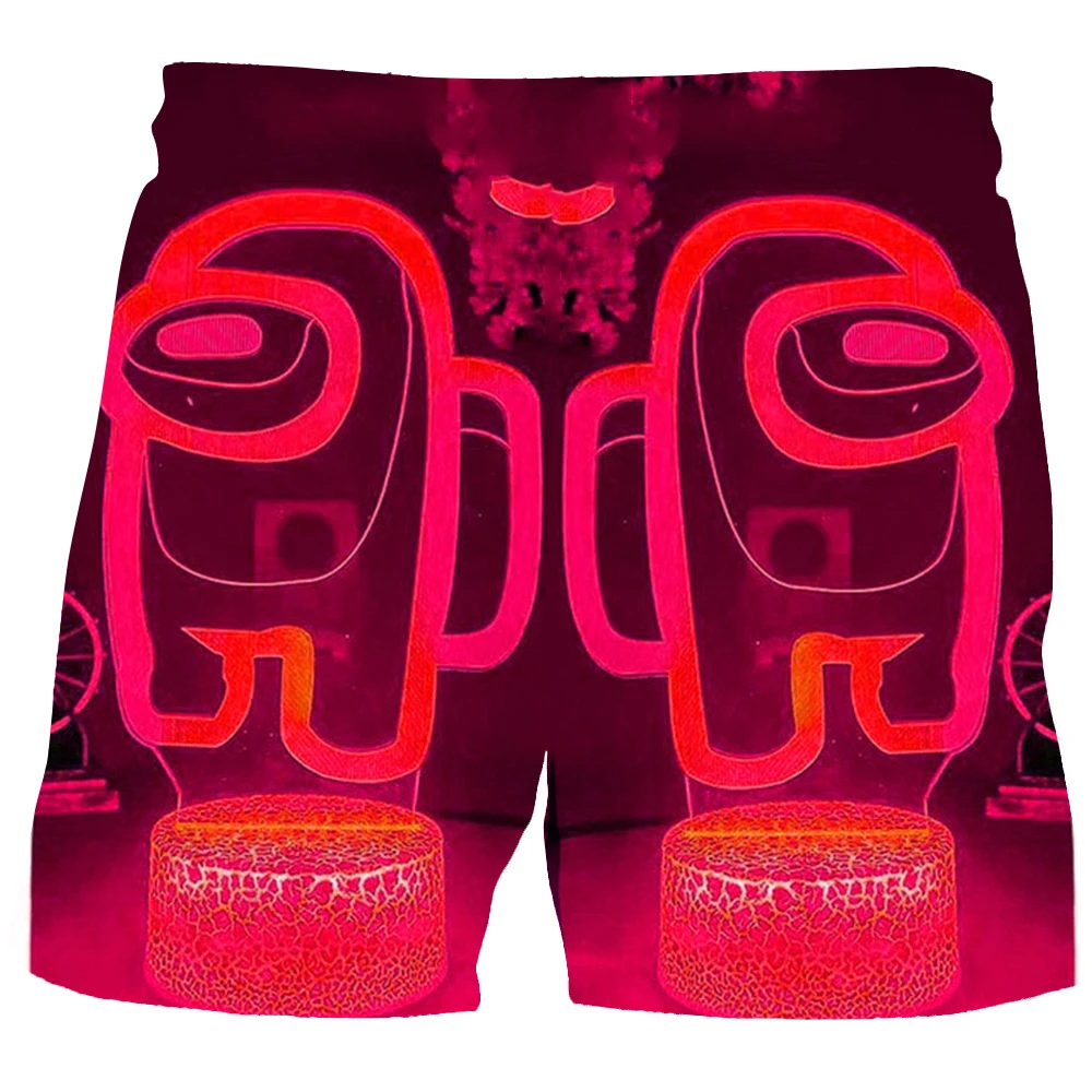 

Summer 4-14Y Children Shorts Cartoon Shorts For Boys Girls Among Us Shorts Toddler Panties Kids Beach Short Sports Pants baby