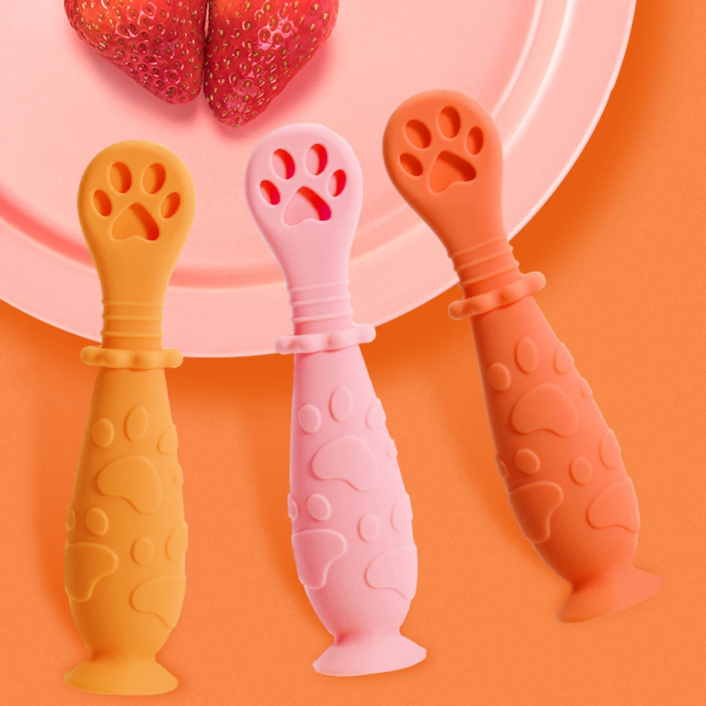 

Baby Silicone Spoon First Stage Self Feeding Spoon Dropper Silicone Spoons for Cereal Rice Paste Baby Utensils for Baby Toddlers