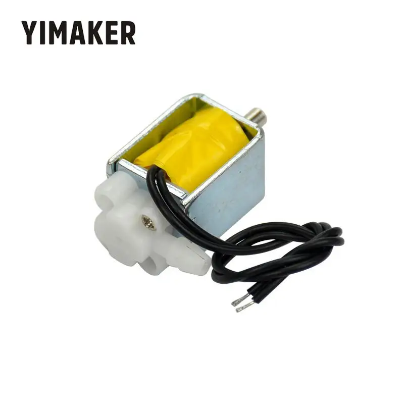 YIMAKER 6V DC небольшой Электрический электромагнитный клапан для газового воздуха N/C нормально закрытый