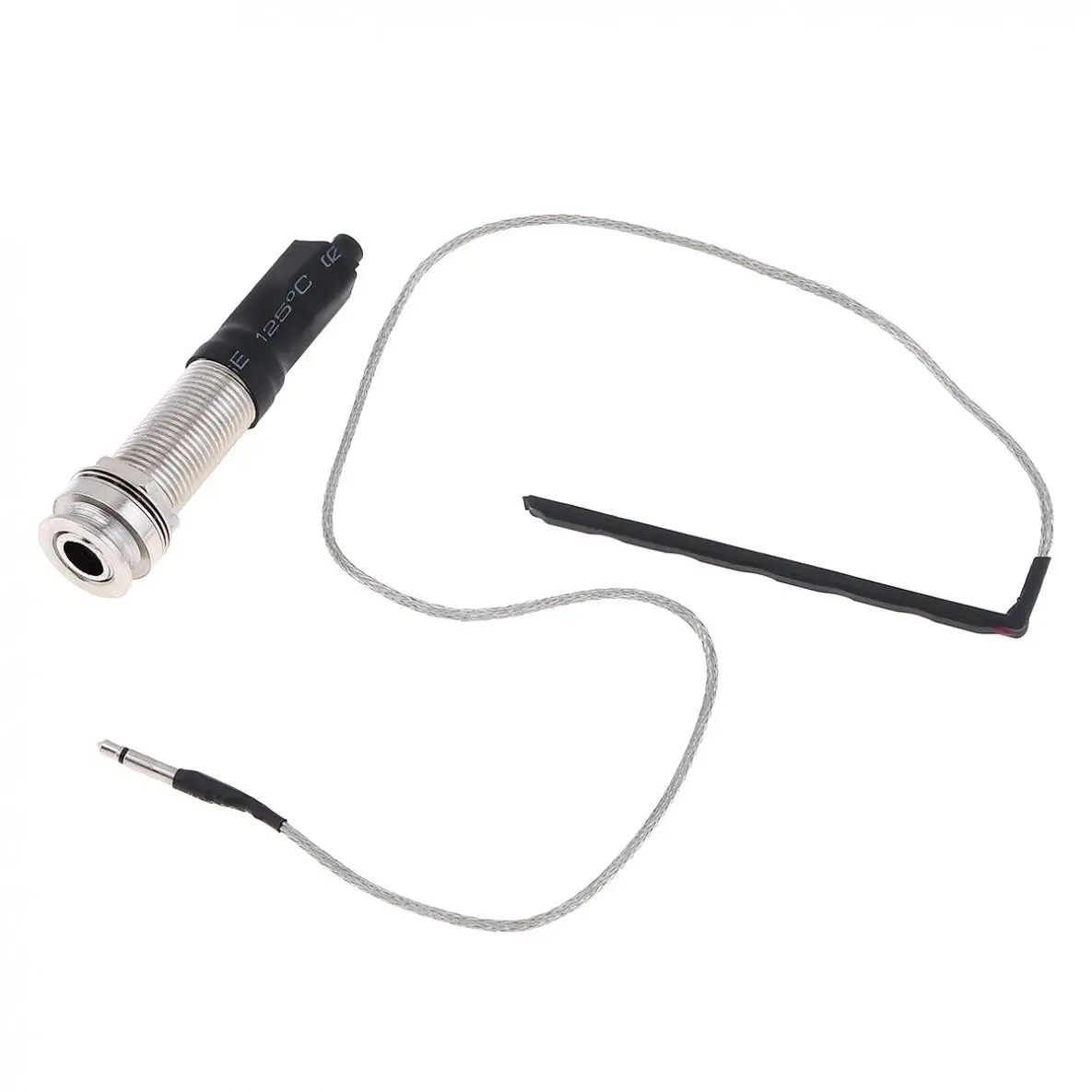 Серебряные медные гитары пассивный пьезовыход Джек пьезопикап 1/4 | Спорт и