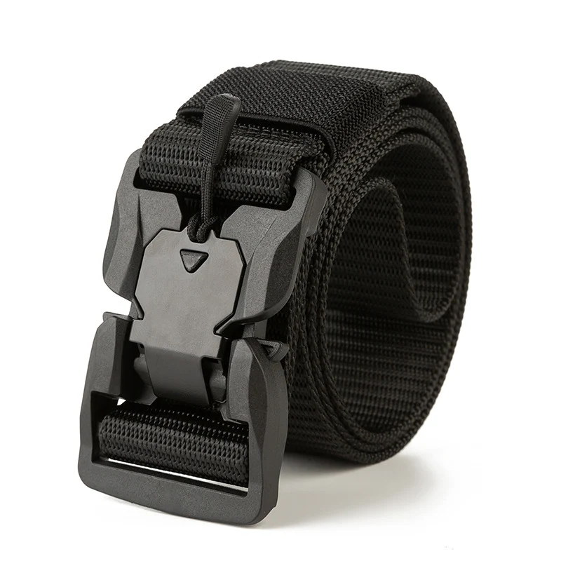 

Military Nylon Belt Multifunctional Fiber Waist Belt For Men Outdoor Army Traning Magnetic Buckle Tactical Belt