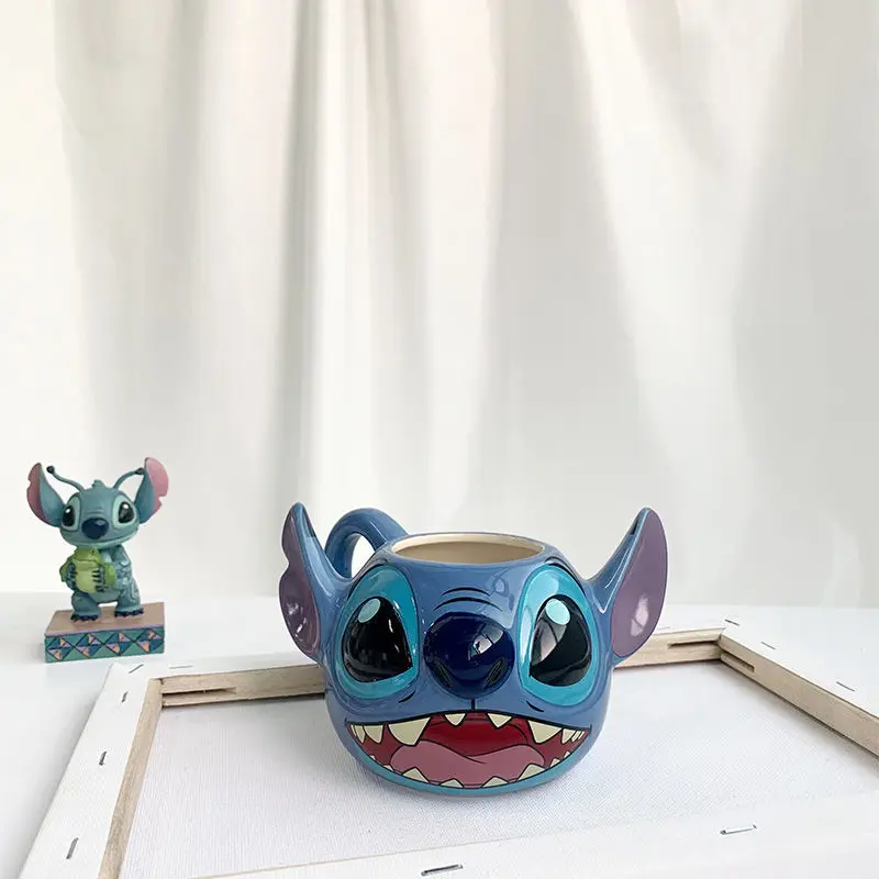 Disney звезда детский Stitch стакана воды стежка Керамика кружка мультфильм личность
