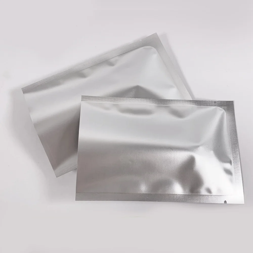 100 шт Серебряные майларовые плоские сумки из алюминиевой фольги упаковка сумка