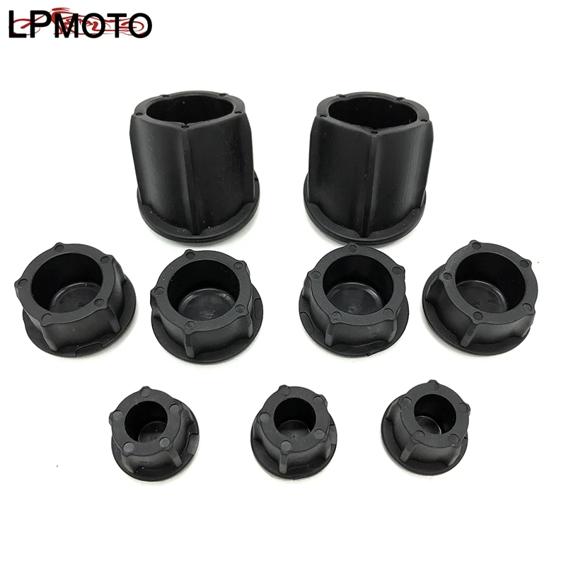 

1set 9PCS Frame Hole Cover Caps Plug Decor For BMW R 1200GS R 1200 GS R1200GS LC Adventure ADV 2017 2018 2019 Frame Cap Set