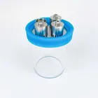 Бесплатная доставка, Высококачественная пузырьковая пластина из нержавеющей стали 304 с боросиликатной стеклянной колонной (OD80mmID 70mm) для 3 