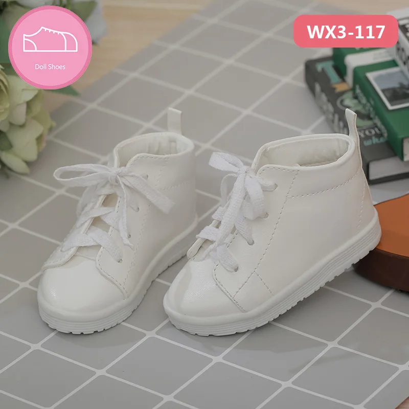 Новые ботинки bjd 1/3 для кукол Longhun72 и Spirit 70 повседневные белые высотой около 9 3
