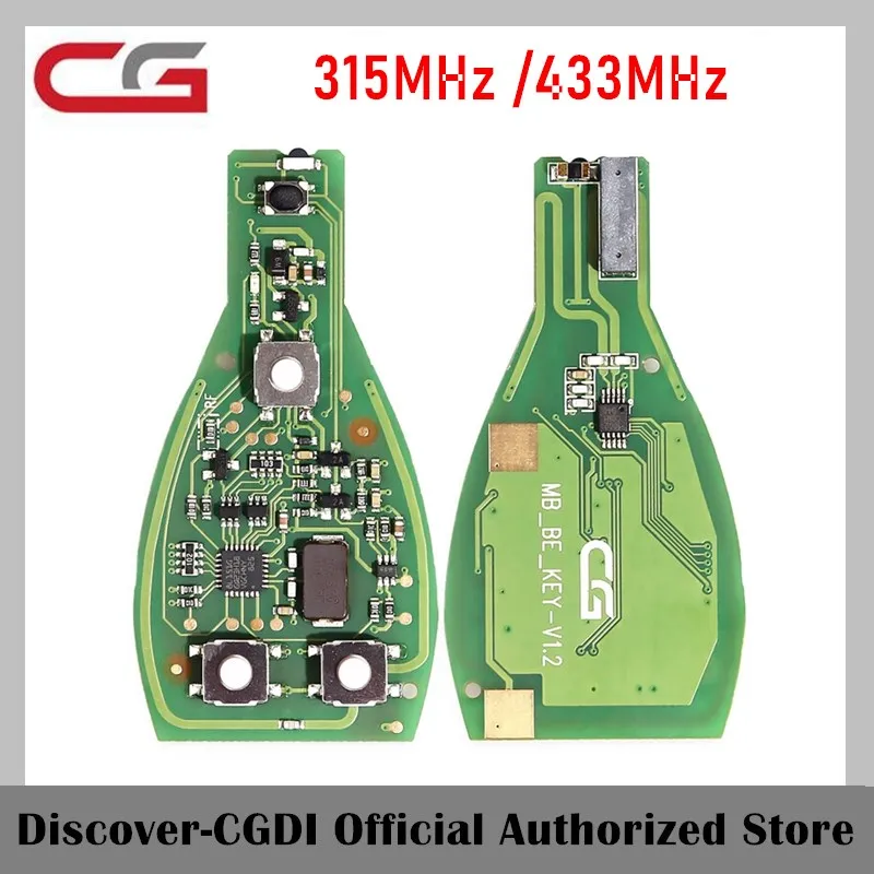 

Original CGDI CG BE KEY Smart Remote Key for Mercedes for Benz BGA 315MHz or 433MHz Support all FBS3 and Automatic Recovery