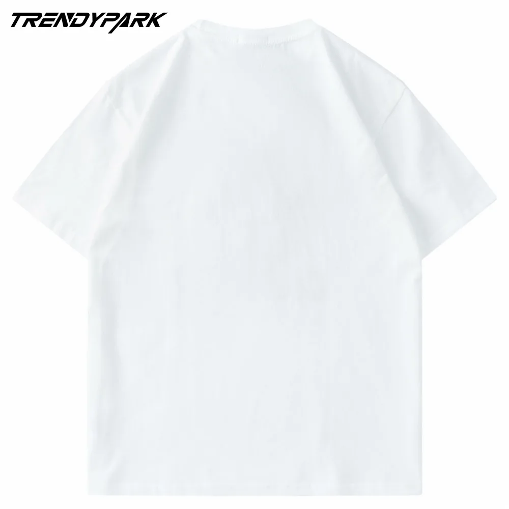 

Men's T-shirt 2021 New Summer Short Sleeve Printed Tee Hip Hop Oversized Cotton Casual Harajuku Streetwear Top Tshirts Clothing