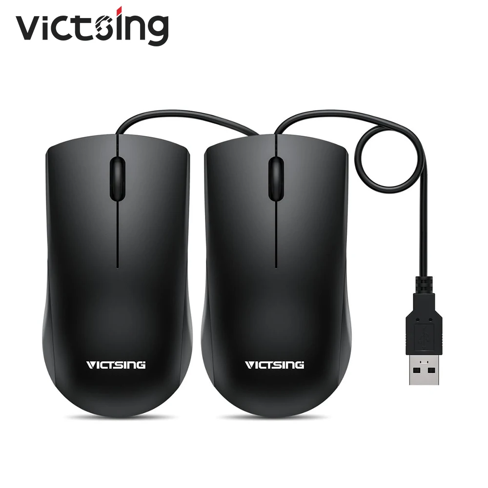 Оптическая Проводная USB мышь VicTsing PC156 1200DPI эргономичная компьютерная с 3 кнопками