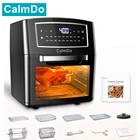 Безмасляная фритюрница CalmDo 1500 Вт 12L12.7QT, духовка, фритюрница для здоровья, плита, умная сенсорная светодиодная фритюрница, многофункциональная умная фритюрница, духовка