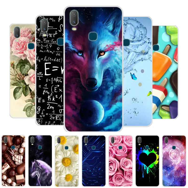 Чехол 6 35 дюйма для Vivo Y11 2019 чехол бампер из силикона ТПУ блестящий Y 11 VivoY11 с