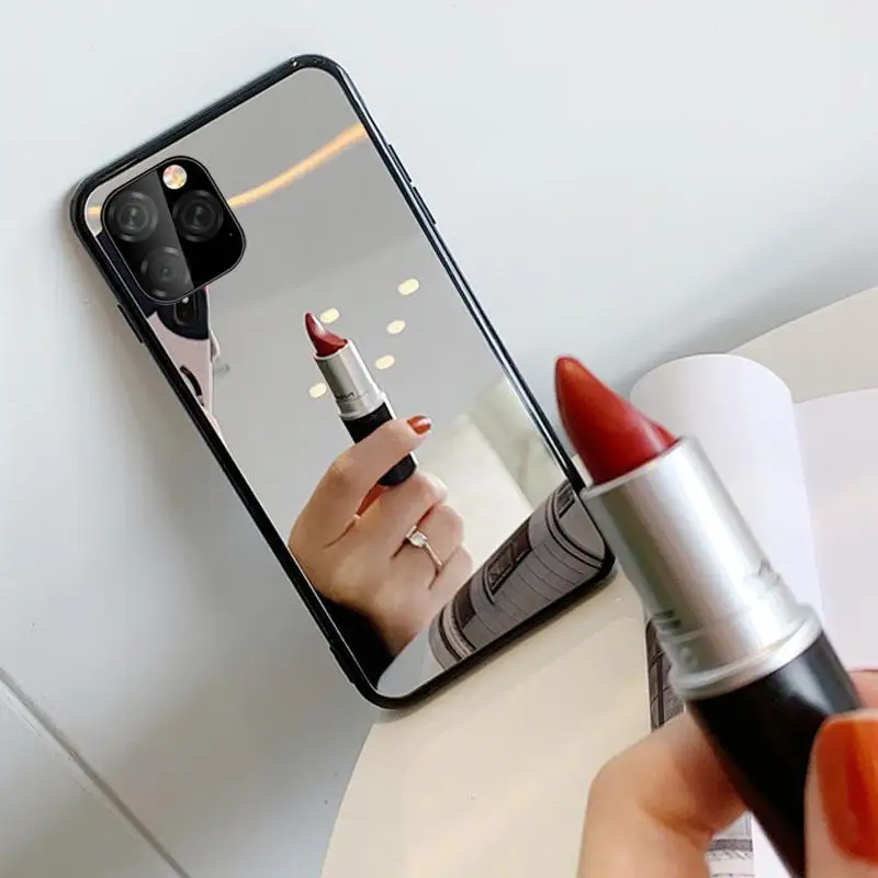 Роскошный акриловый зеркальный чехол для iPhone 11 Pro Max, мягкий силиконовый чехол для iPhone11 Pro Max 11Pro, глянцевый защитный чехол