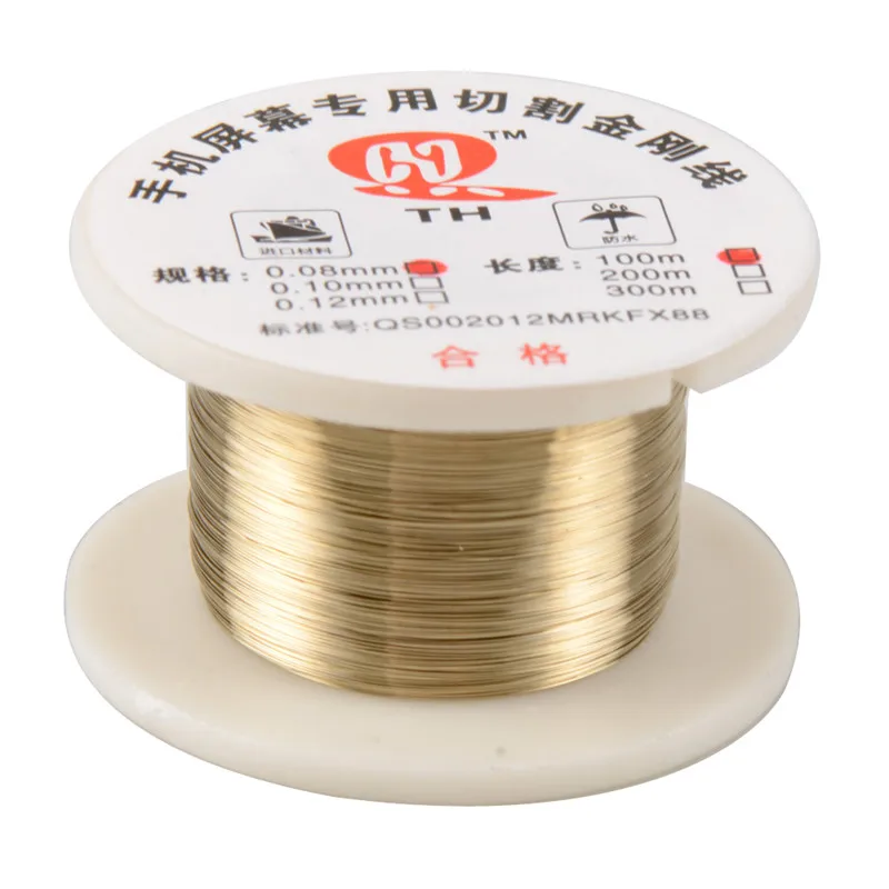 Молибденовая режущая проволока разделитель экрана из сплава 0 08 мм для ремонта