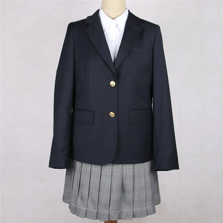 Японская Корейская школьная форма, Студенческая школьная одежда, пальто для взрослых женщин JK униформа, костюм моряка, куртка для девочек, к...