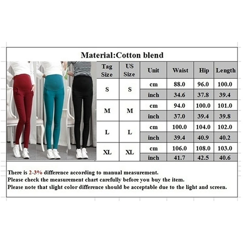 

Spring Casual Maternity Legging Elastic Waist Belly Sports Legging Clothes for Pregnant Women Autumn Pregnancy Pencil Pants