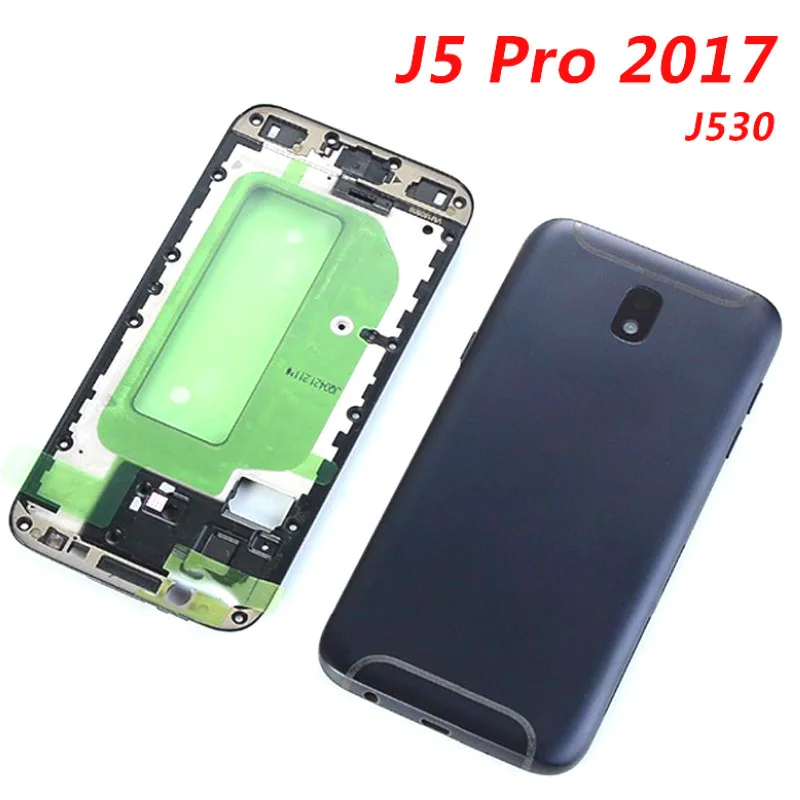 Для SAMSUNG Galaxy J530 задняя крышка корпуса J5 2017 крышки батарейного отсека кожуха