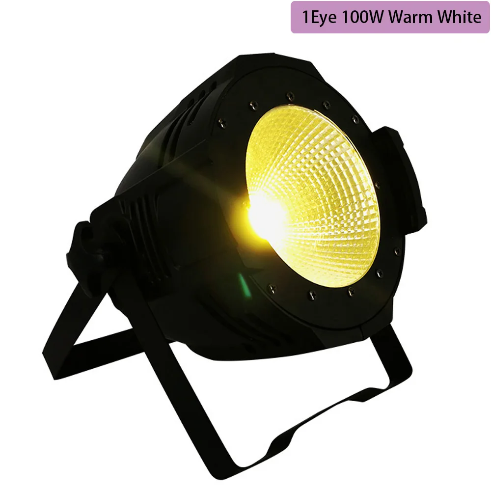 1Eye 100W Warm White 1 шт. 200 Вт COB Stgae светильник 4x100 Вт Led Blinder 100 Вт RGBWA UV 6в1/5в1/4в1/Холодный теплый белый DJ Par Точечный светильник для баров и театров - Цвет: 1Eye 100W Warm White
