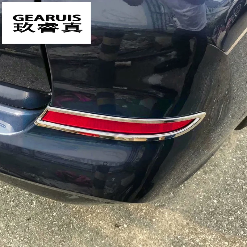 Автомобильный Стайлинг багажника внешняя хромированная лампа заднего