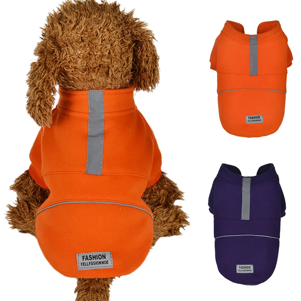 Новое модное пальто для кошек и собак осень зима плюс бархатная теплая одежда