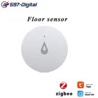 Датчик утечки воды Tuya ZigBee, детектор утечки воды для умного дома, работает с приложением Tuya Zigbee Hub
