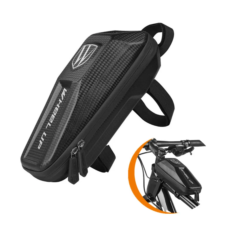

NEW Bicycle Front Bag Waterproof Handlebar Bags Bike Front Case Tube Pannier PU Leather Mountain Road Bike Cycling Storage Bag