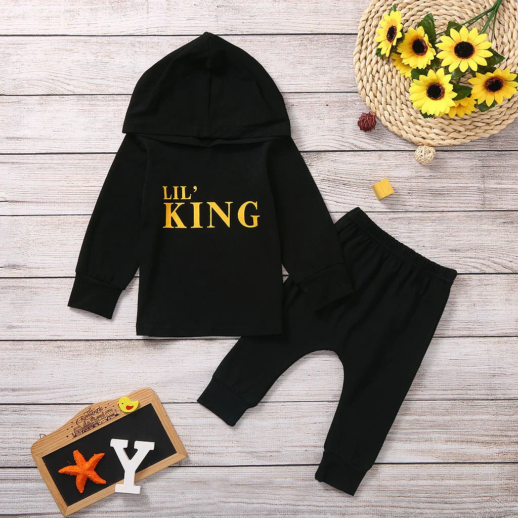 New Clothing Suit Toddler Kids Baby Boy Letter Hoodie T Shirt Tops+ Camo Pants Outfits Clothes Set Tracksutis Sportswear Toddler