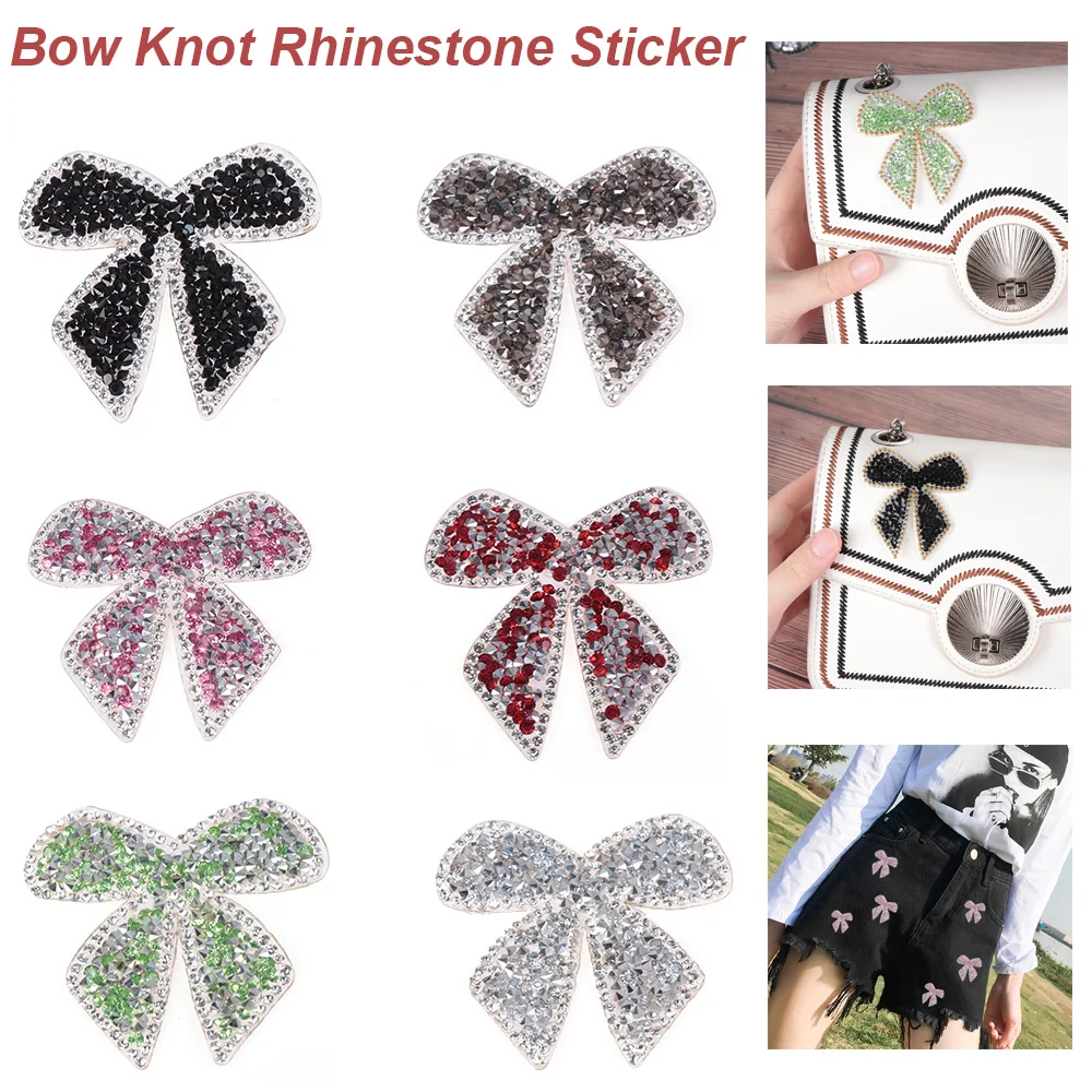 Сердце Звездная ночь одежда патч красочные бант-узел Наклейка виниловая