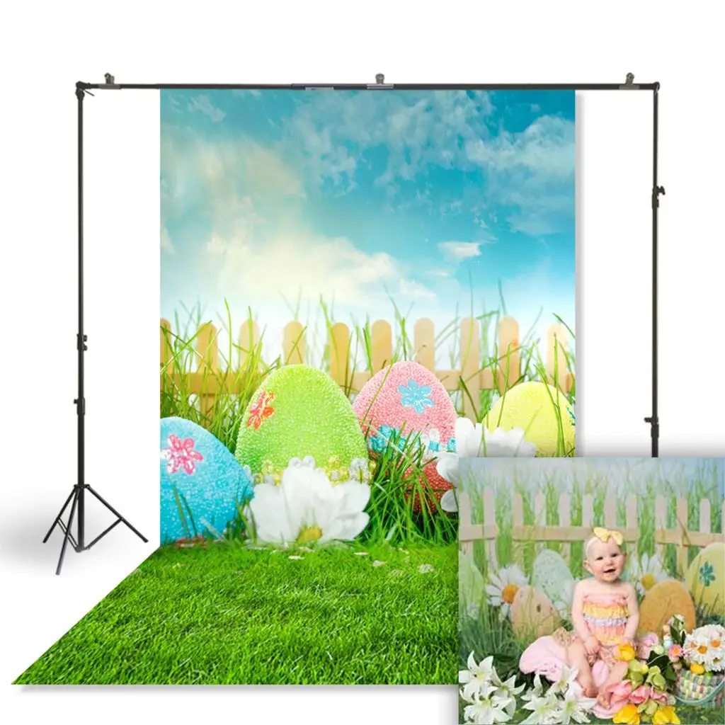 

HUAYI Easter Day Photography Backdrop Newborns Baby Child Easter Spring Photo Booth Background Studio Portraits Backdrop W-3822