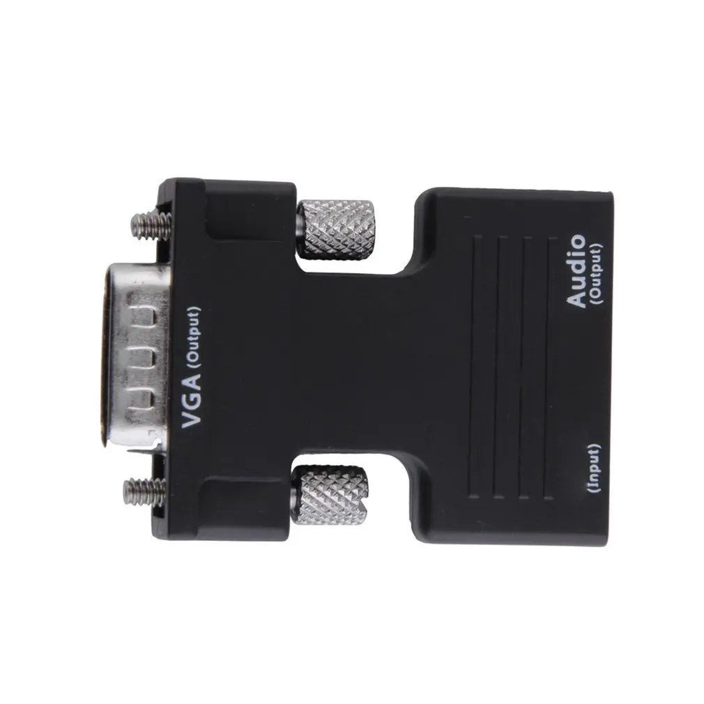 Адаптер HDMI-совместимый с женским и мужским разъемами VGA поддержка вывода сигнала