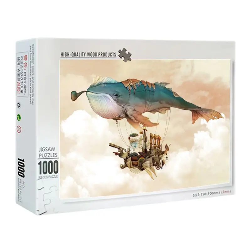 

1000 Pieces Sky roaming Puzzles Wooden Jigsaw Puzzles Floor Puzzle