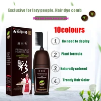 30 minute 11 color hair dye cream natural organic hair dye fashion festival celebration molding coloring hair color shampoo with