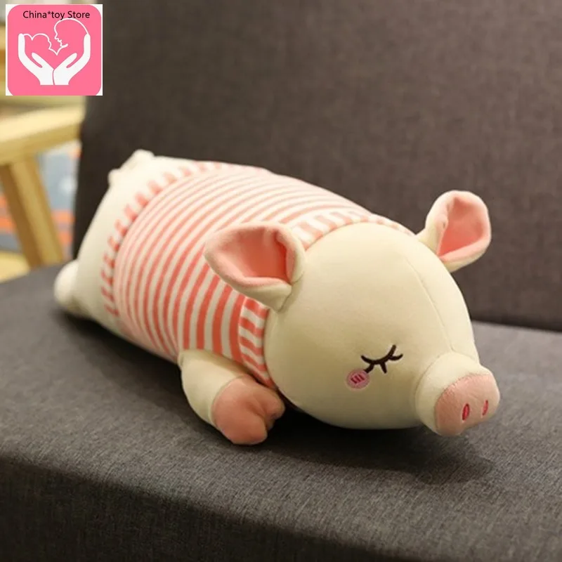 Новая мягкая подушка в виде свиньи плюшевая кукла милая удерживающая спальную