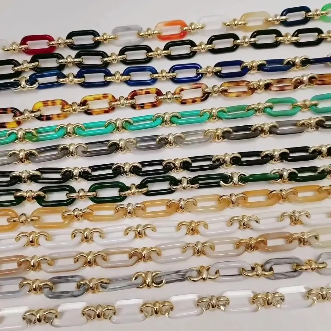 

Hot sale acrylic anti-lost mask chain accessories chain necklace popular fashion glasses chain