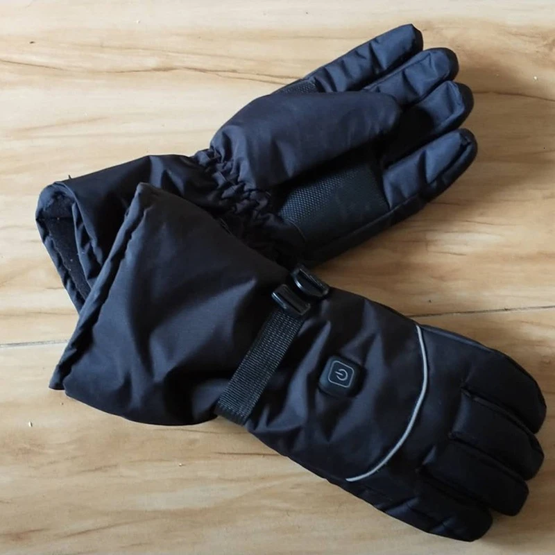 Перчатки с подогревом батареи для мужчин и женщин зимние теплые