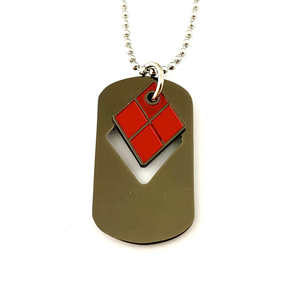 

HBSWUI Superhero Dog Tag Necklace High Quality TV Movie Show Fashion Metal Jewelry Woman/Boy Gift