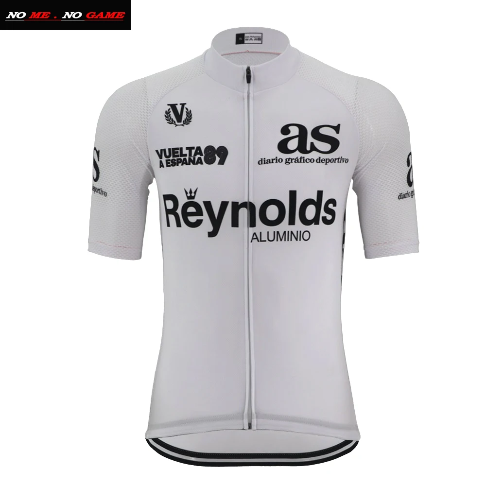 Men only jersey Новинка, Ретро стиль, Рейнольдс, велосипедная майка, мужская, белая, для гонок, велосипедная одежда, дорога/MTB, велосипедная майка, Майо, ciclismo hombre - Цвет: Men only jersey