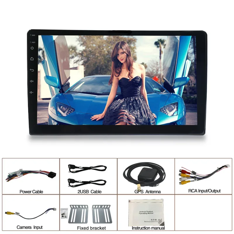 

Universal Auto 2 Din Car Radio Stereo Player Bluetooth Gps Navigation No 2din Android 8.1 Car Dvd Player