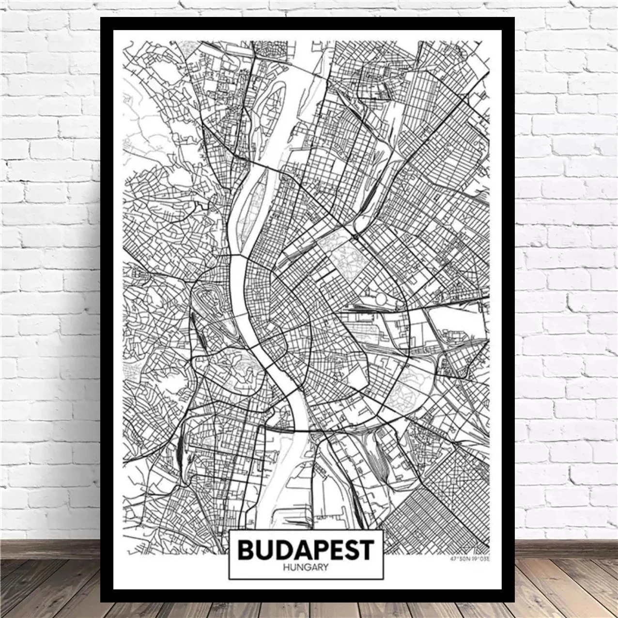 Карта в Будапеште, искусство, Декор для дома