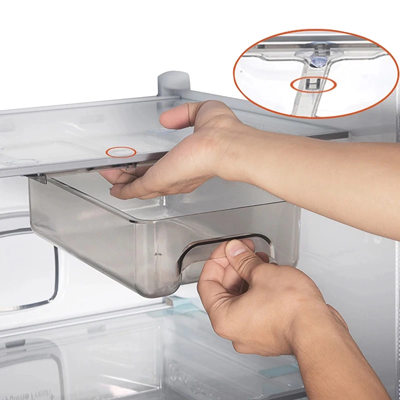 

Fridge Food Fresh Keep Storage Box Multi-Purpose Space Saver Refrigerator Food Container Egg Storage Drawer Organizer