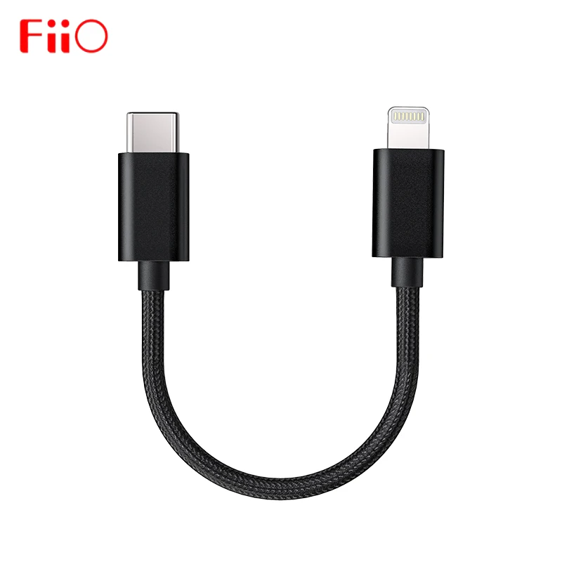 

FiiO LT-LT1 Lightning to Type-C OTG Data Cable to iOS Devices Connect USB DAC AMP BTR5 BTR3K Q3 Q5S K9