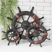 handle disassembly model mediterranean helmsman home wall hanging steering wheel decoration roulette bar wall background wall