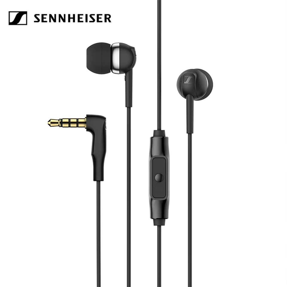 

Sennheiser CX 80S 3.5mm Wired Stereo Earphone CX80S Noise Isolation Sport Earbuds HIFI Headset with Mic for iPhone/Samsung