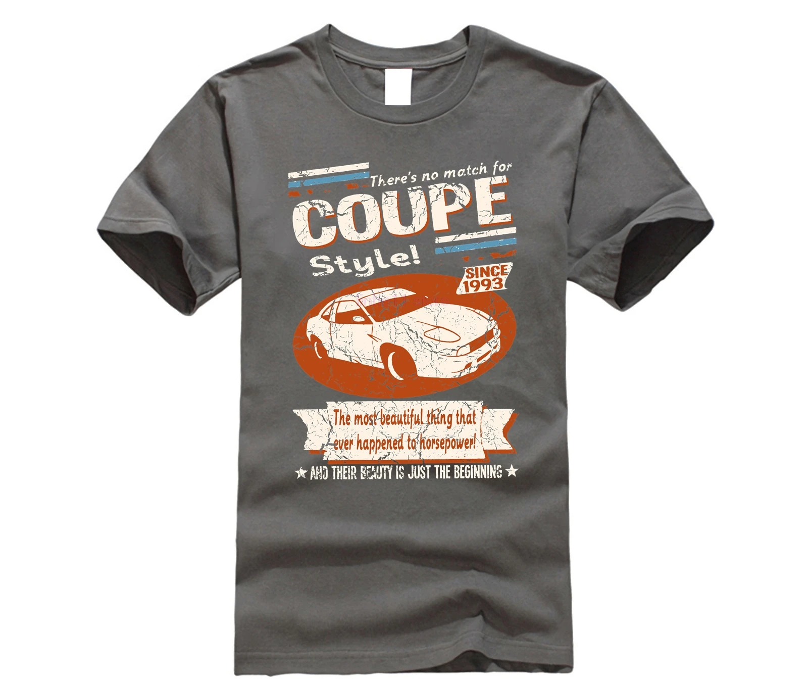Fiat Coupe 1993 Estilo Retro Hombres Camiseta Autom | Мужская одежда