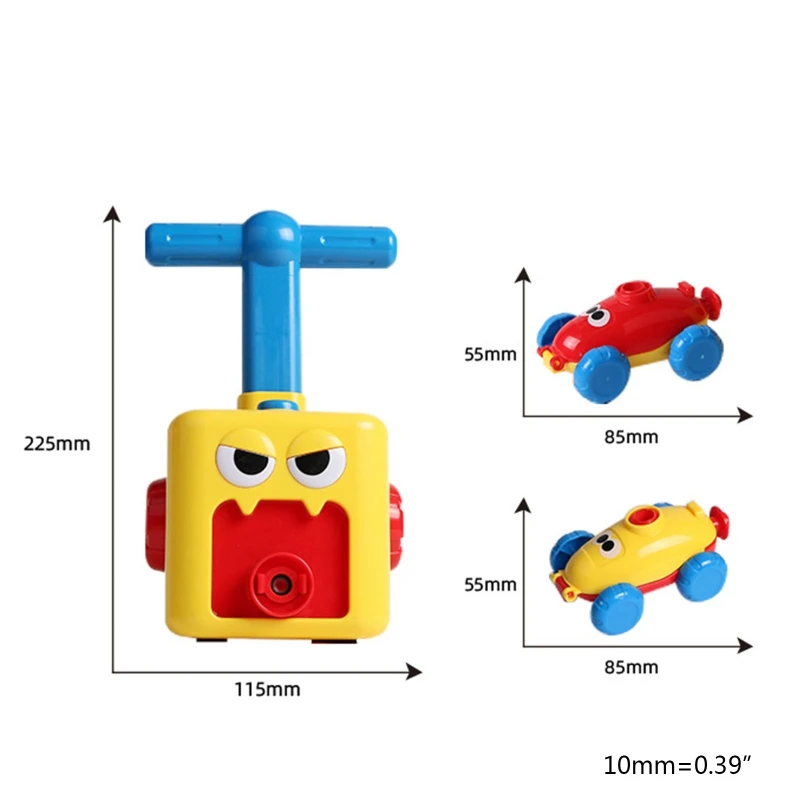 

New Power Balloon Launch Tower Puzzle Toy Fun Educational Inertia Energy Balloon Kids Car Toy Popular Gift Toys