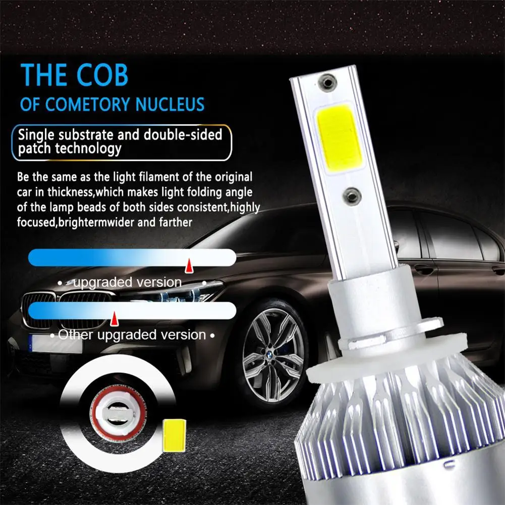 

1pcs High Power LED Car Headlights Auto Waterproof Headlamp Bulbs H1 H3 H7 H8 H9 H11 880 881 9005 9006 6000K Led Fog Light