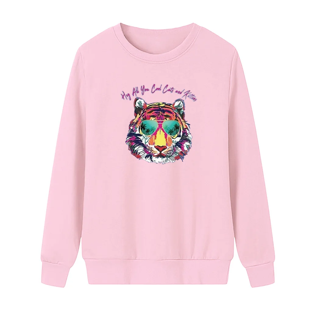 

Sweatshirts Vintage Winter Tops for Women 2020 Fall Winter Women Hoodies Crewneck Sweatshirt