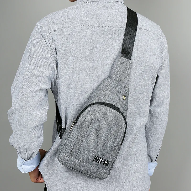 

New Casual Men's Chest Bag Outdoor Riding Single Shoulder Messenger Bag Multifunctional Small Storage Bag 2020